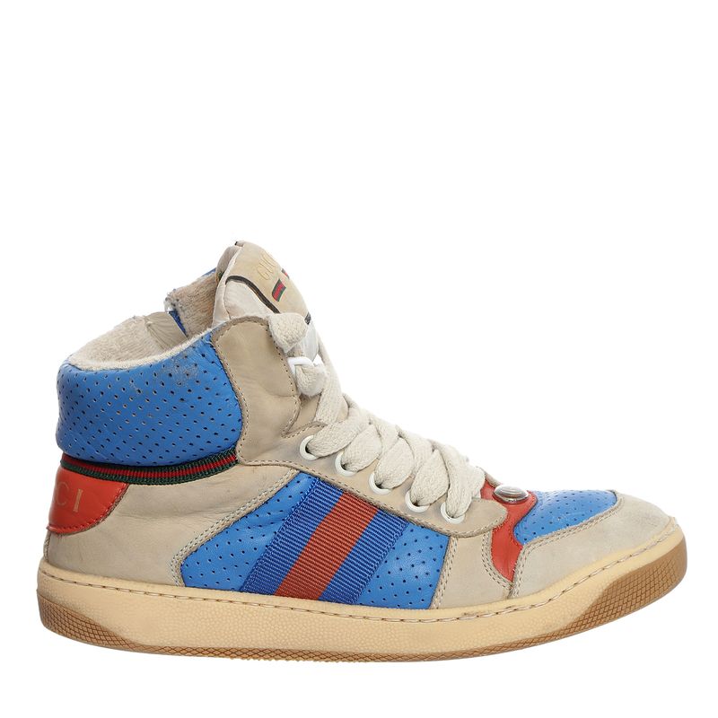 Tenis-Gucci-Infantil-Cinza-e-Azul