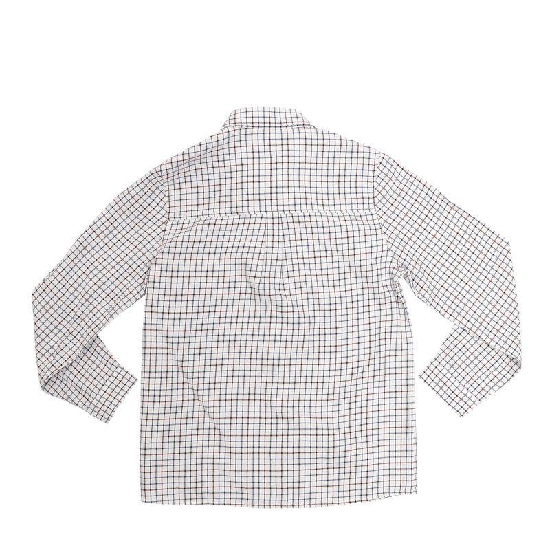 Camisa-Tartine-et-Chocolat-Infantil-Xadrez-Branco