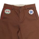 Calca-Gucci-Infantil-Sarja-Marrom