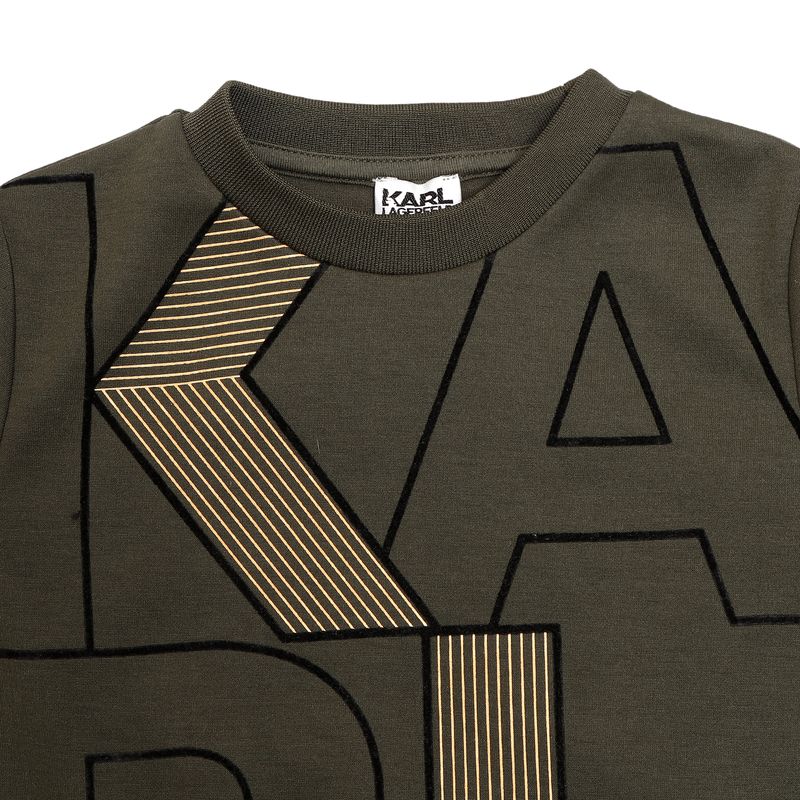 Moletom-Karl-Lagerfeld-Infantil-Verde