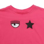 Camiseta-Infantil-Bordada-Rosa-