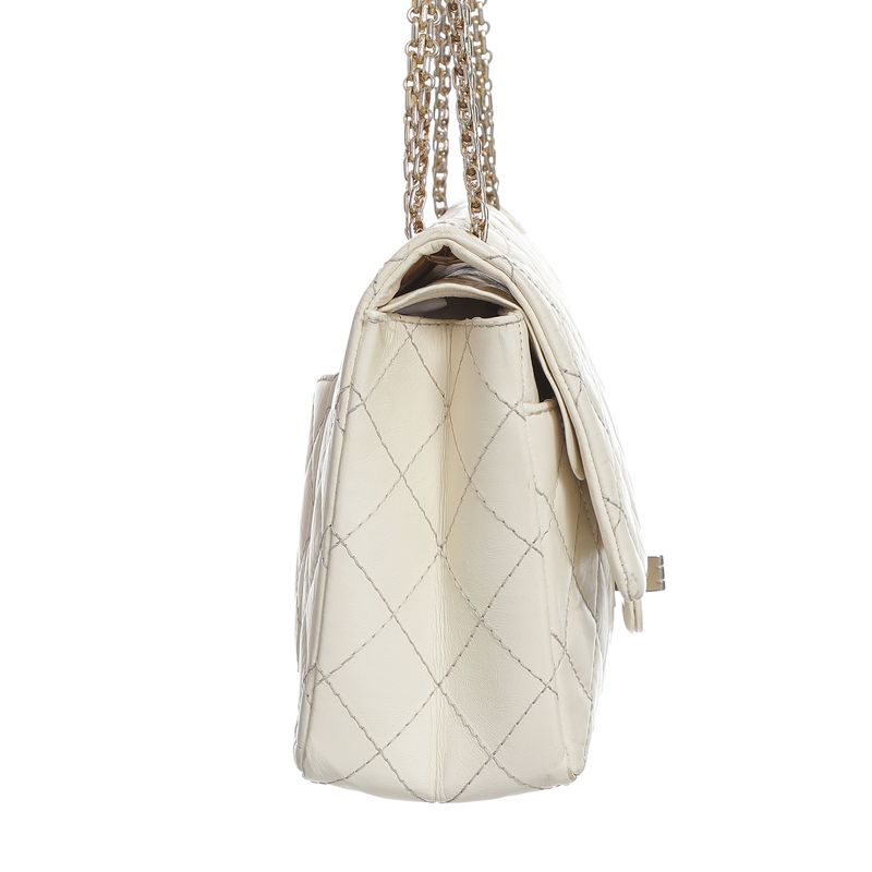 Bolsa-Chanel-Reissue-226-Double-Flap-Bege