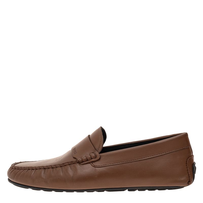Mocassim-Hugo-Boss-Couro-Marrom-