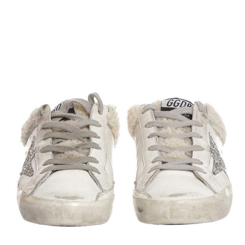 Tenis-Golden-Goose-Infantil-Mule-Branco