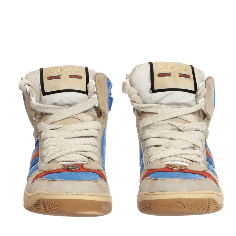 Tenis-Gucci-Infantil-Cinza-e-Azul