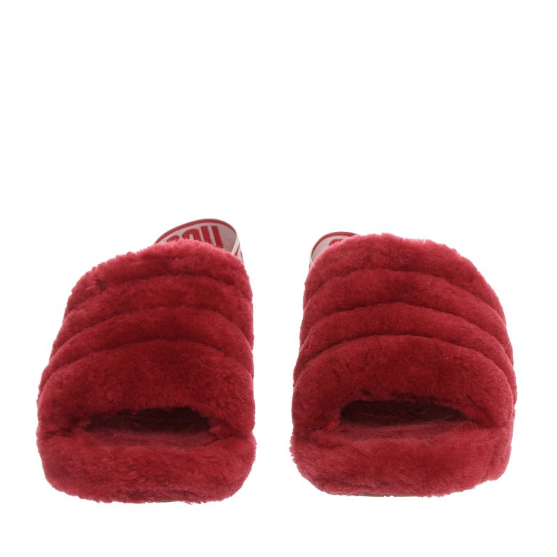 Sandalia-Ugg-Fluff-Yeah-Vermelha