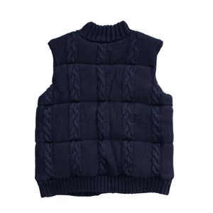Colete Janie and Jack Infantil Tricô Azul