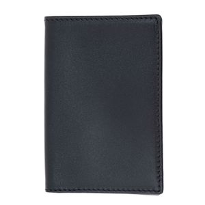 Porta Cartão Comme des Garçons Couro Preto