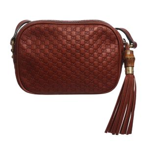 Bolsa Gucci Sunshine Micro Guccissima Disco Terracota
