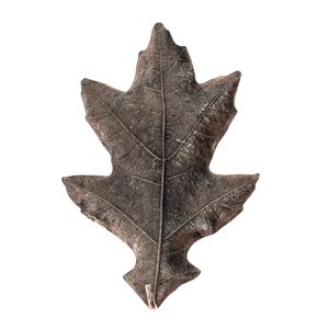 Broche Vintage Folha Prateado