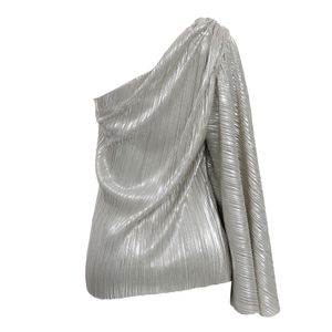 Blusa Cris Barros Justine Metalizado