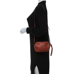 Bolsa Gucci Sunshine Micro Guccissima Disco Terracota