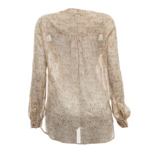 Blusa Diane Furstenberg Esampada Fios Dourados
