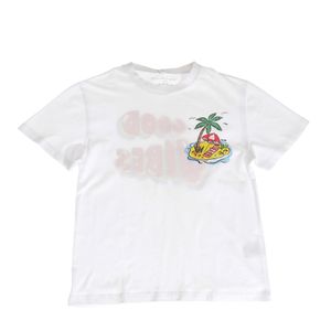 Camiseta Stella Mc Cartney Infantil Estampada Coqueiro