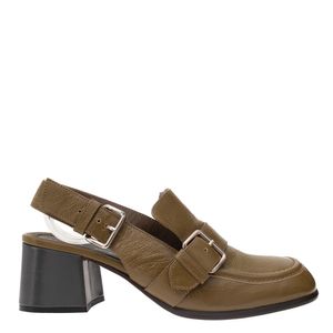 Sapato Marni Verniz Verde e Cinza