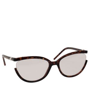 Óculos Carolina Herrera Armação Marrom Mescla e Esfera Perolada