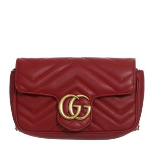 Bolsa Gucci GG Marmont Mini Vermelha