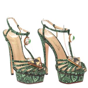 Sandália Charlotte Olympia Pump Verde