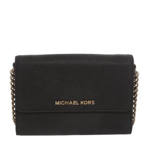 Carteira Michael Kors com Alça Jetset Preta