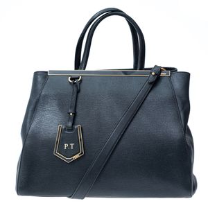 Bolsa Fendi 2Jours Couro Preta