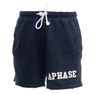 Short Moletom Azul Marinho