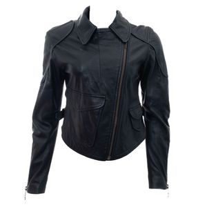 Jaqueta Diesel Couro Preta