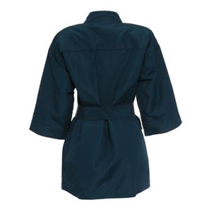 Parka Oscar de La Renta Vintage Utilitária Azul