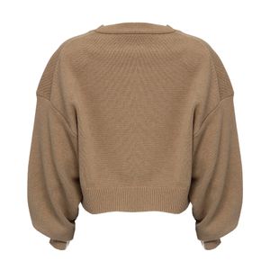 Tricô Lã Bege