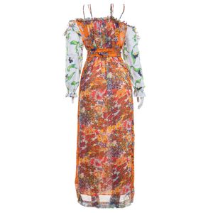 Vestido Tory Burch Longo Estampado