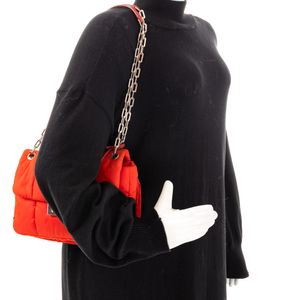 Bolsa Prada Bomber Nylon Vermelha