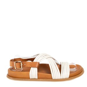 Sandália Chloé Kacey Couro Caramelo