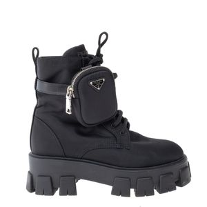 Bota Prada Coturno Monolith Re Nylon Preto