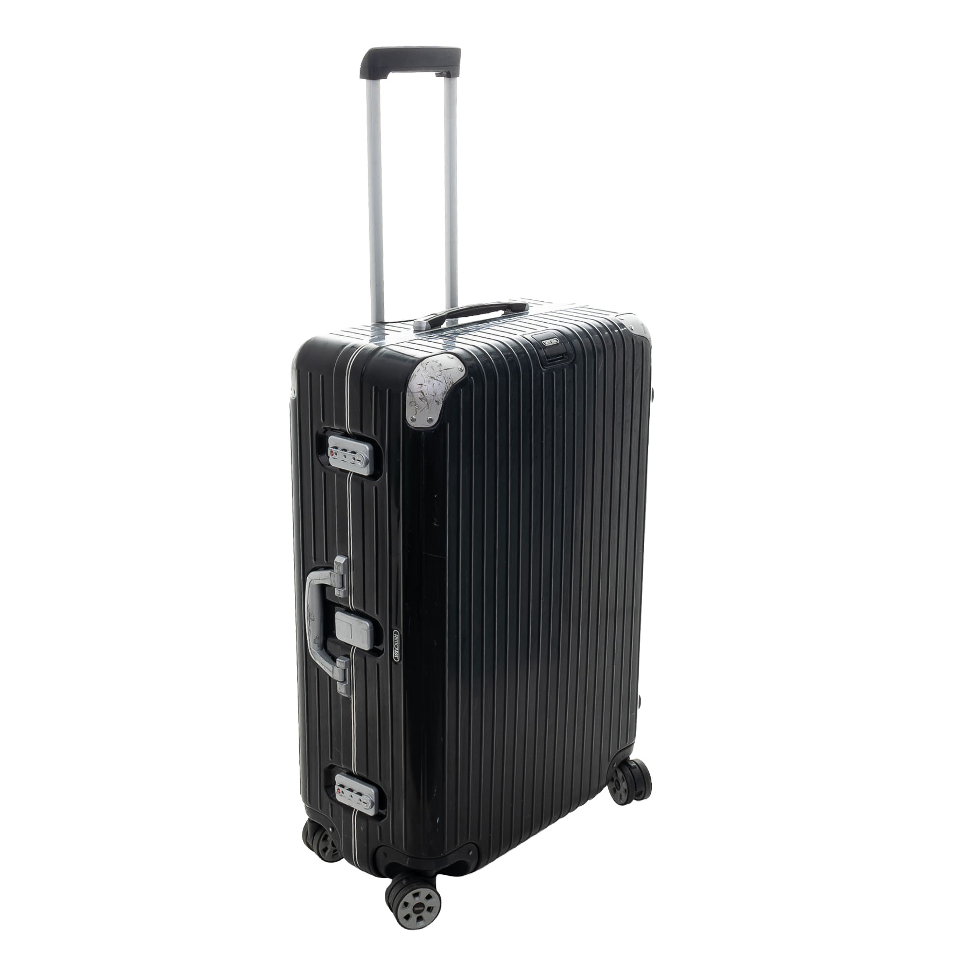 Mala Rimowa Hybrid Check In L Preta e Alumínio | Prettynew - Prettynew
