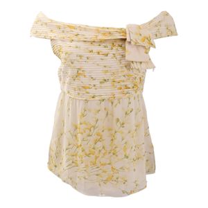 Blusa Valentino Vintage Seda Floral